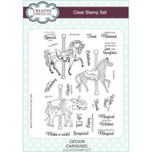 carousel clear stamp set CEC938